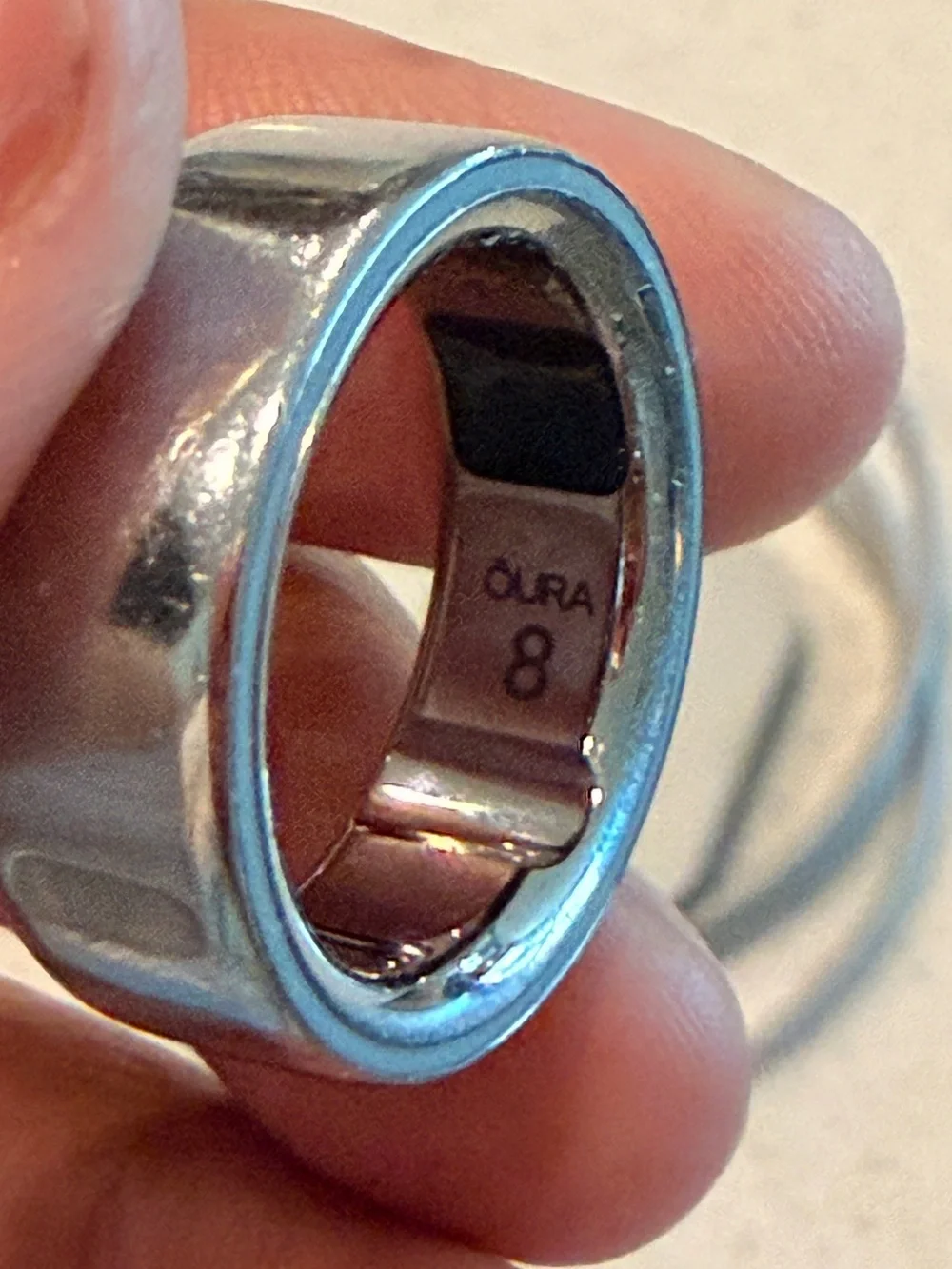 OURA Ring 4 Silver Size 8